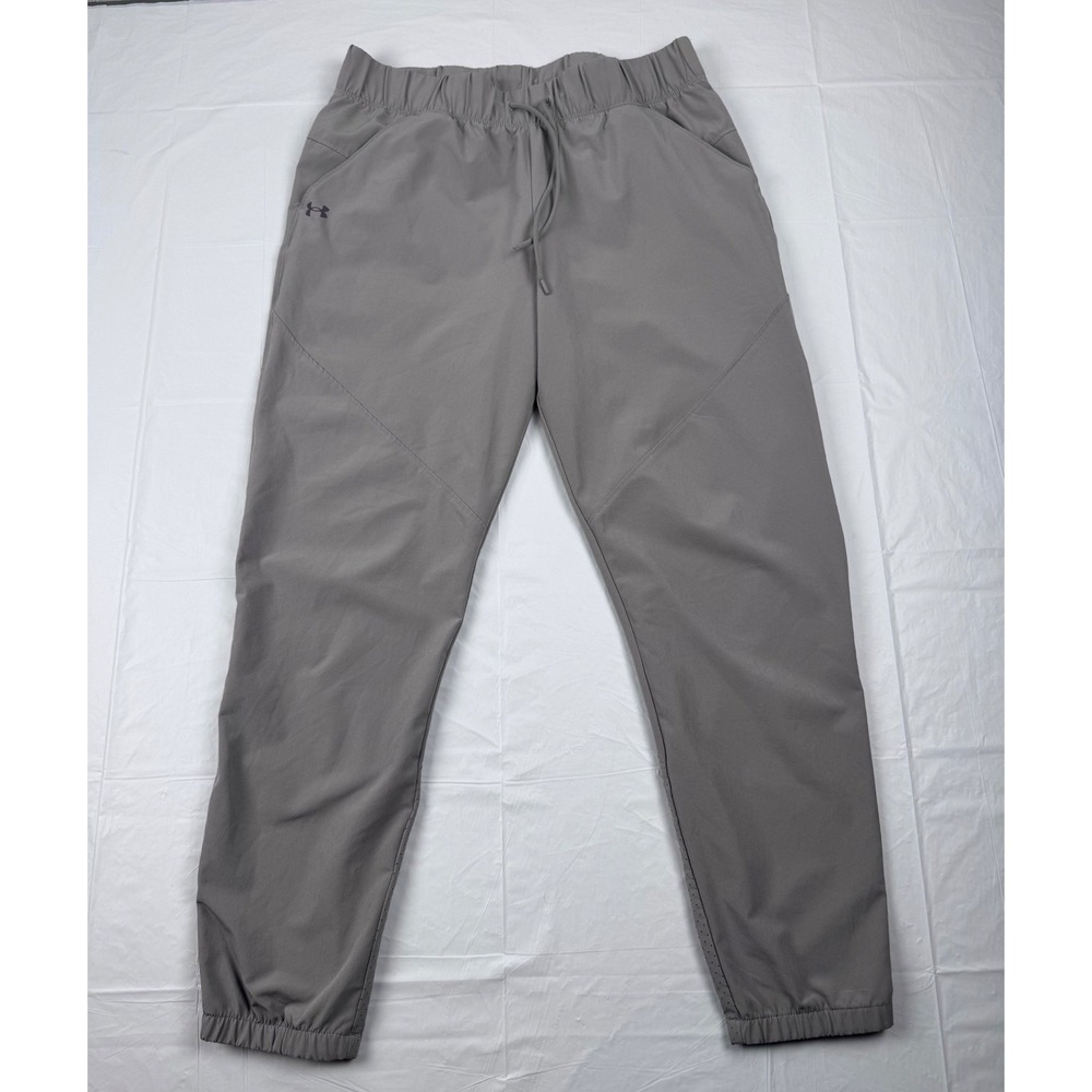 Under Armour Storm Gray Joggers Mens Medium Loose Fit Water Repellent Pants